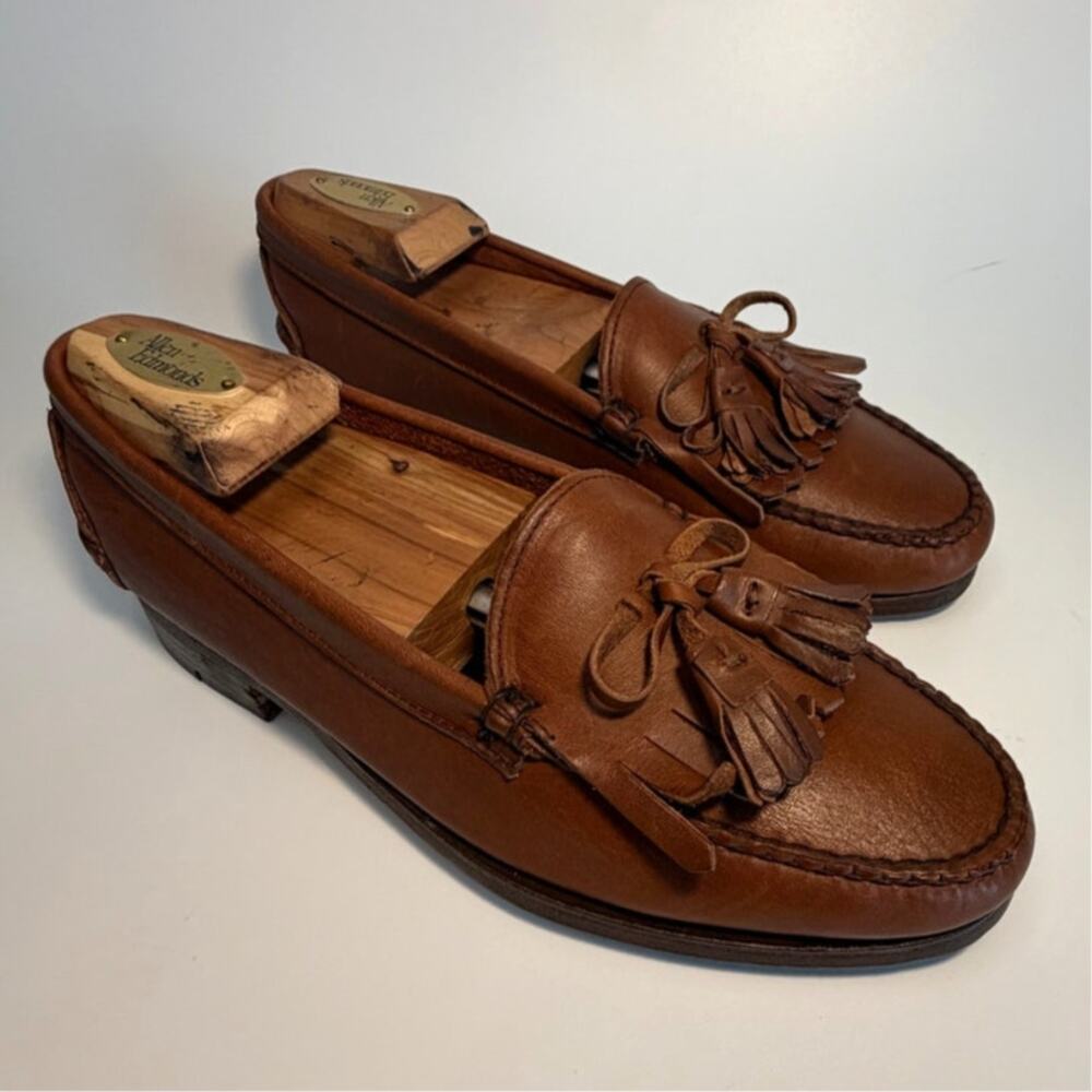 WORN ONCE Rancourt & Co. x Polo Ralph Lauren Tassel Loafer Made in Maine 8.5 D